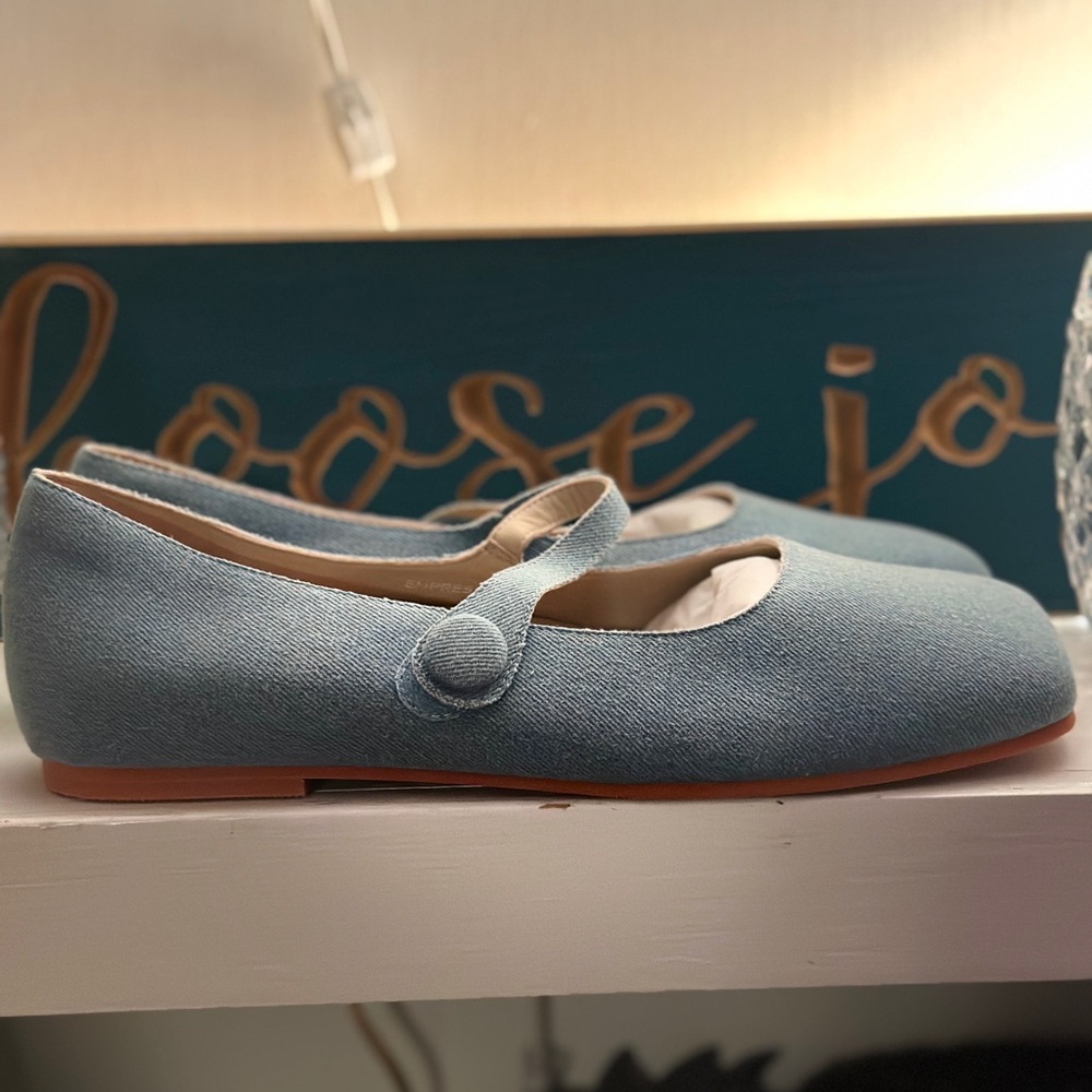 Stylish Empress Australia Ballei denim flats